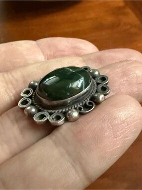 Taxco Modernist Sterling Silver Ring Brutalist Ring Size 6 Mid Century Modern